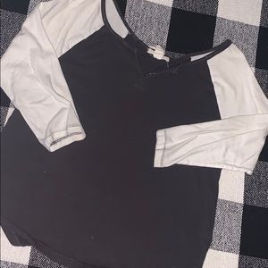 Quarter Sleeve Baseball Top